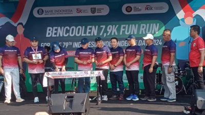 Momen HUT RI ke 79, BI Bengkulu Gelar Fun Run Dorong Percepatan Digitalisasi Ekonomi