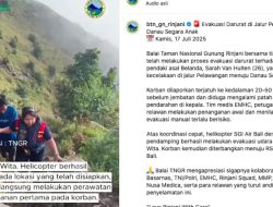 Jalur Sembalun Rinjani Ditutup Imbas 2 Turis Terjatuh